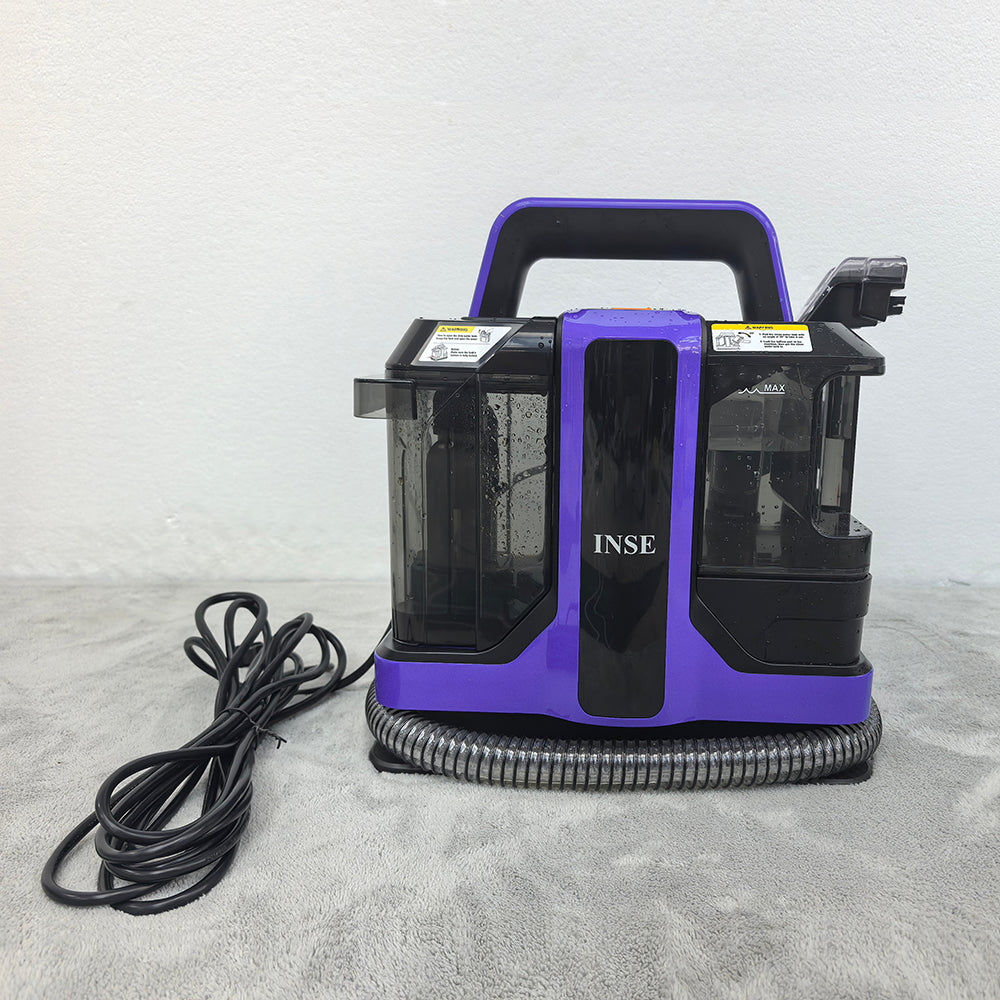 INSE Electric machine for carpet shampooing,Upholstery Carpet Cleaner, Portable Spot Stain Cleaner,400W Powerful Motor,Deep Cleaning for carpet, Pet & Family Friendly- Includes 8.5oz Deep Clean Pro Formula machines and apparatus-C7