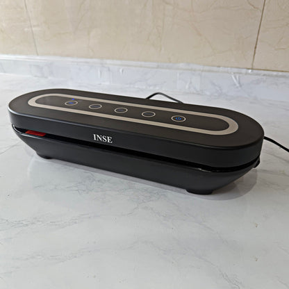 INSE Vacuum Packaging Machine,Vacuum Sealer Machine, Automatic Vacuum Packaging Machine for Food with 40 Bags,Dry&Wet&Extra Wet modes, LED Indicator, Easy to Clean-PM01