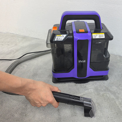 INSE Electric machine for carpet shampooing,Upholstery Carpet Cleaner, Portable Spot Stain Cleaner,400W Powerful Motor,Deep Cleaning for carpet, Pet & Family Friendly- Includes 8.5oz Deep Clean Pro Formula machines and apparatus-C7