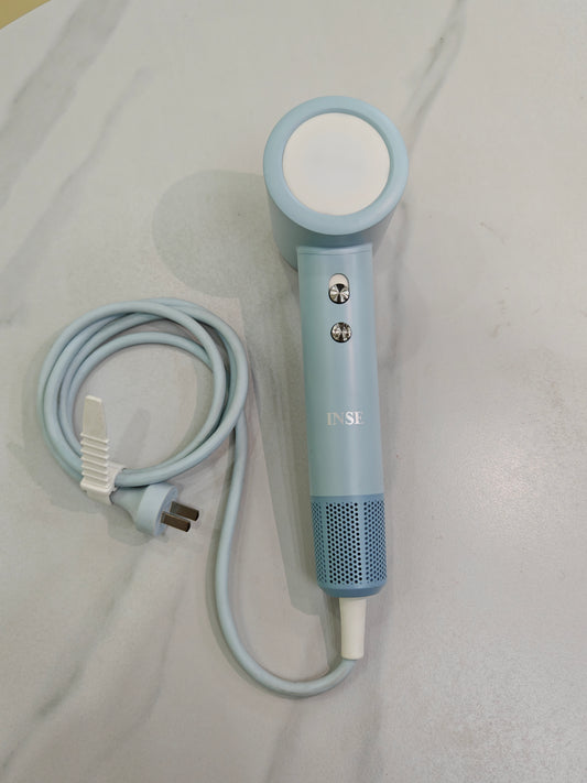 INSE Hair Dryer, Handheld electric hair dryer, 1600W Brushless Motor (110,000 RPM) with Negative Ions, 3 Speed & 2 Heat Settings, Fast Drying, Quiet & Hair Protecting, Safe for Home & Salon Use
